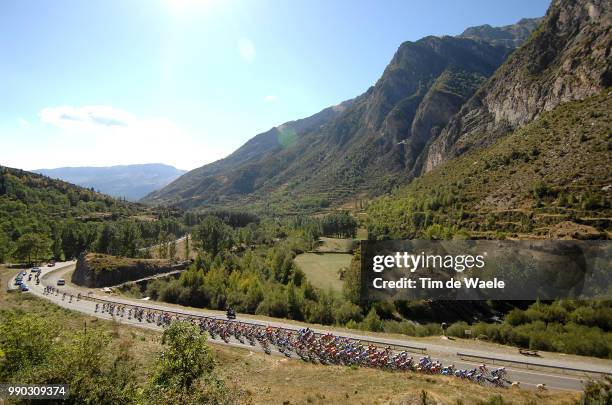 Tour Of Spain, Stage 9Illustration Illustratie, Peleton Peloton, Mountains Montagnes Bergen, Landscape Paysage Landschap /Huesca - Estacion De Esqui...