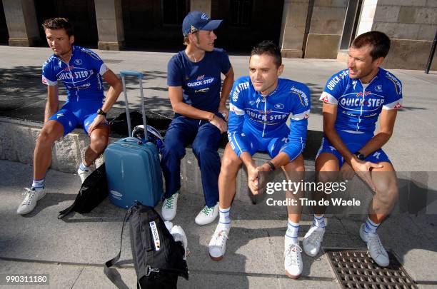 Tour Of Spain, Stage 9Verheyen Geert , Hulsmans Kevin , Engels Addy , Boonen Tom /Huesca - Estacion De Esqui Cerler , Vuelta Tour D'Espagne, Ronde...