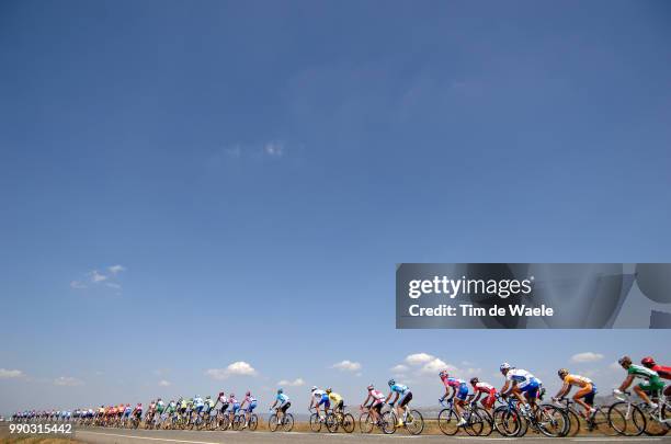 Tour Of Spain, Stage 17Illustration Illustratie, Peleton Peloton, Landscape Paysage Landschap, Sky Ciel Lucht, Menchov Denis Yellow Jersey /Ciudad...