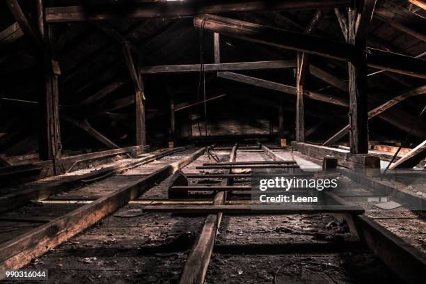 old attic - leena stock pictures, royalty-free photos & images