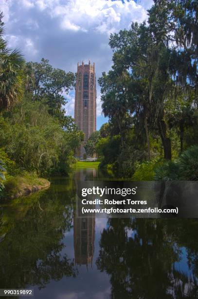 bok tower carillon bell tower - www photo com stock pictures, royalty-free photos & images