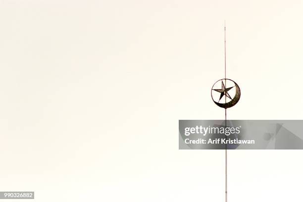 top of the istiqlal mosque - istiqlal stock pictures, royalty-free photos & images