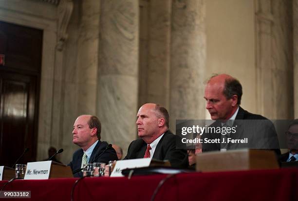 May 11: Lamar McKay, president and chairman of BP America Inc.; Steven Newman, president and chief executive of Transocean Ltd.; and Tim Probert,...