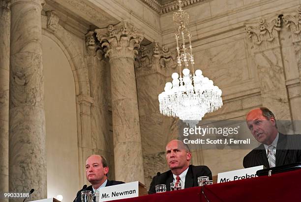 May 11: Lamar McKay, president and chairman of BP America Inc.; Steven Newman, president and chief executive of Transocean Ltd.; and Tim Probert,...