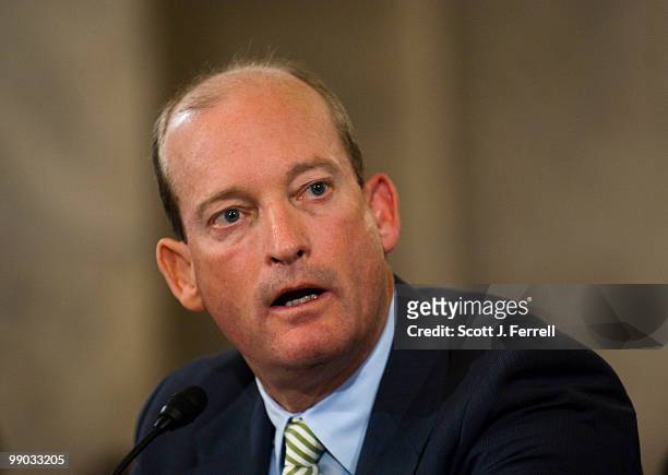 May 11: Lamar McKay, president and chairman of BP America Inc., during the Senate Energy and Natural Resources hearing on the the Gulf of Mexico oil...