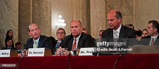 May 11: Lamar McKay, president and chairman of BP America Inc.; Steven Newman, president and chief executive of Transocean Ltd.; and Tim Probert,...