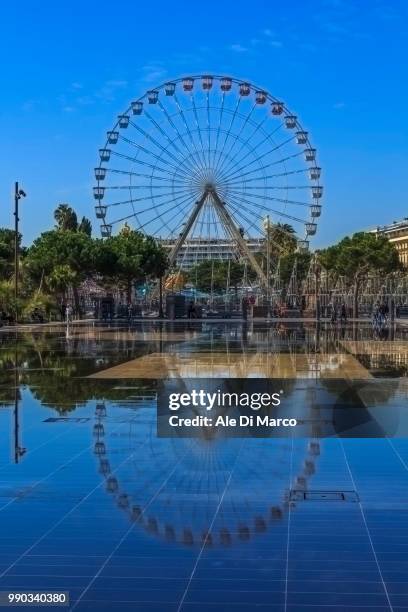 nice ferris wheel - marco ferri stock pictures, royalty-free photos & images