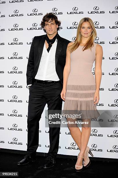 Tennis player Feliciano Lopez and model Bar Refaeli attend a "Lexus" party at the Villamagna Hotel on May 11, 2010 in Madrid, Spain.