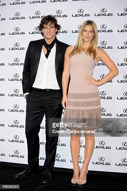 Tennis player Feliciano Lopez and model Bar Refaeli attend a "Lexus" party at the Villamagna Hotel on May 11, 2010 in Madrid, Spain.