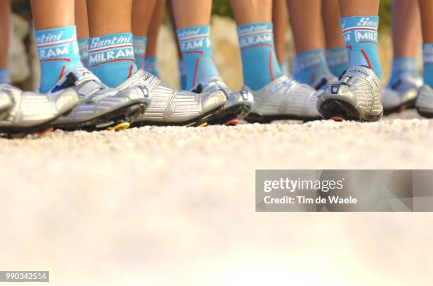 Team Milram 2008 Illustration Illustratie, Feet Pieds Voeten, Shimano Shoes Chaussures Schoenen /Equipe Ploeg, Tim De Waele