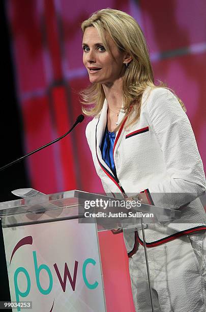 Actress Jennifer Siebel Newsom delivers a keynote address during the 21st Annual Professional Business Women of California conference May 11, 2010 in...