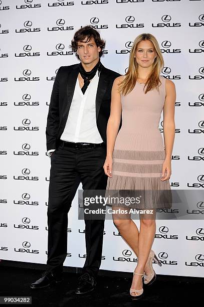 Tennis player Feliciano Lopez and model Bar Refaeli attend a "Lexus" party at the Villamagna Hotel on May 11, 2010 in Madrid, Spain.