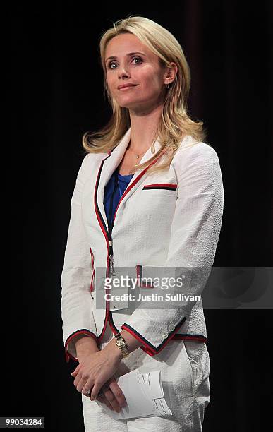 Actress Jennifer Siebel Newsom delivers a keynote address during the 21st Annual Professional Business Women of California conference May 11, 2010 in...