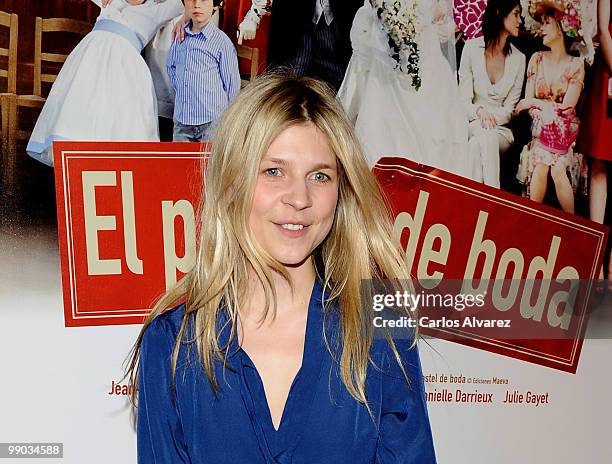 French actress Clemence Poesy attends "El pastel de boda" premiere at the Palafox cinema on May 11, 2010 in Madrid, Spain.