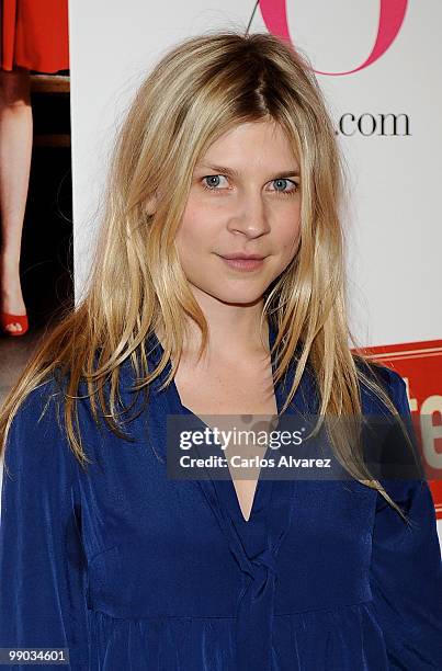 French actress Clemence Poesy attends "El pastel de boda" premiere at the Palafox cinema on May 11, 2010 in Madrid, Spain.