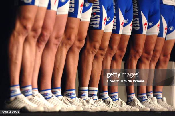 Presentation Team Quick-Step Illustration Illustratie, Legs Jambes Been, Shoes Chaussures Schoenen /Voorstelling, Equipe Ploeg, Tim De Waele