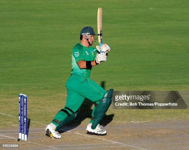 Graeme Smith batting for South Africa during The ICC World Twenty20 Group C Match between South Africa and Afghanistan played at The Kensington Oval...