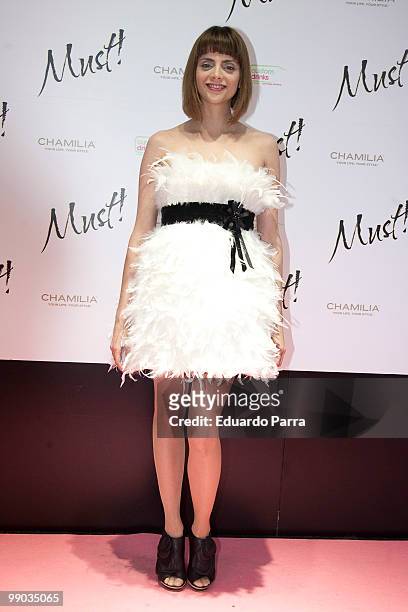 Macarena Gomez attends the Must magazine awards at the Telefonica flagship store on May 11, 2010 in Madrid, Spain.