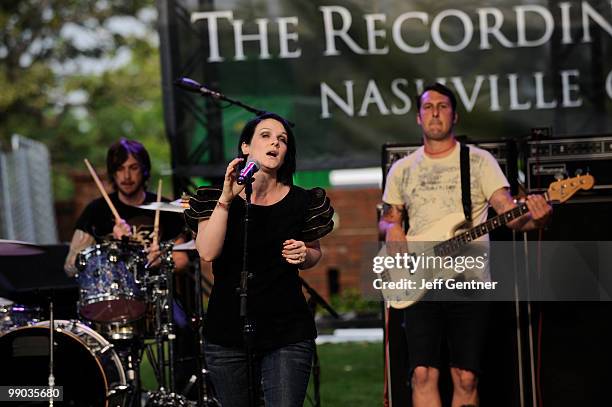 Plumb performs at 12th Annual GRAMMY Block Party And Memebership Celebration at Owen Bradley Park on May 11, 2010 in Nashville, Tennessee.