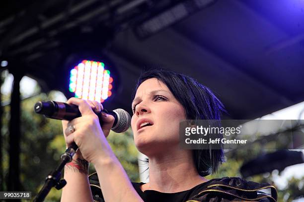 Plumb performs at the 12th Annual GRAMMY Block Party And Memebership Celebration at Owen Bradley Park on May 11, 2010 in Nashville, Tennessee.
