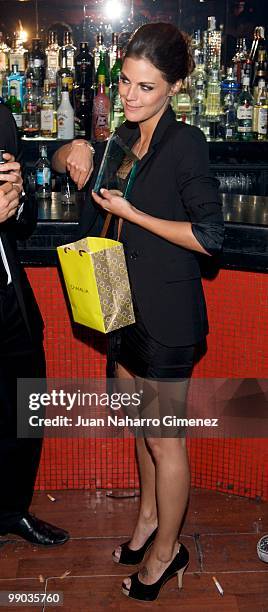 Spanish actress Amaia Salamanca attends a presentation by Calambre Records Company on May 11, 2010 in Madrid, Spain.