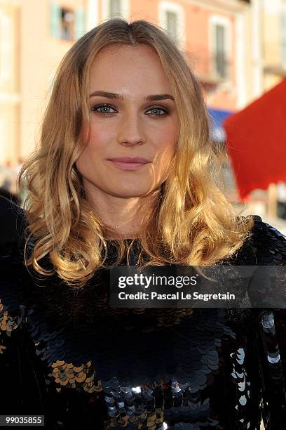 Actress Diane Kruger attends the Chanel Cruise Collection Presentation on May 11, 2010 in Saint-Tropez, France.