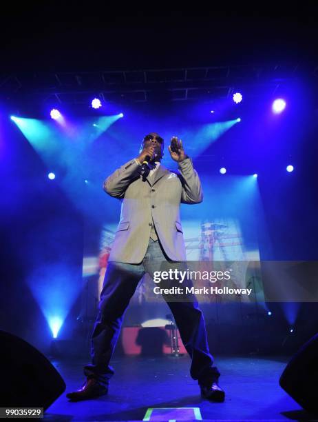 Wanya Morris of Boyz II Men performs on stage at O2 Academy on May 11, 2010 in Bournemouth, England.