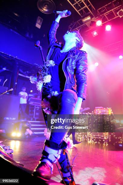 Aled Phillips of Kids in Glass Houses performs on stage at KOKO on May 11, 2010 in London, England.