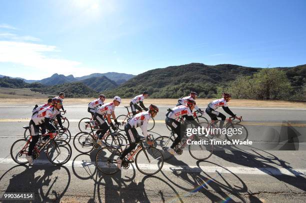 Team Csc Training Camp Californiacarlos Sastre , Chris Anker Sorensen , Stuart O'Grady , Matti Breschel , Fabian Cancellara , Matthew Goss ,...