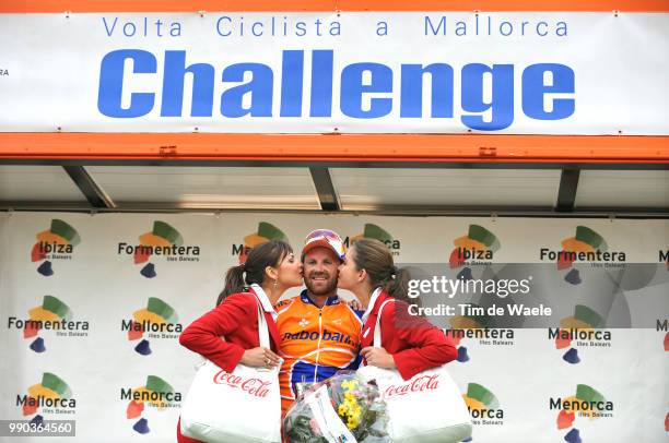 Tour Of Mallorca, Stage 2Podium, Graeme Brown Celebration Joie Vreugde, Ronde Rit Etape, Tim De Waele