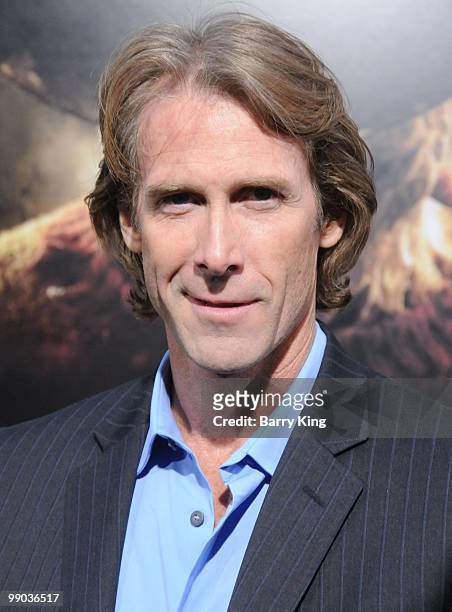 Director Michael Bay attends the Los Angeles Premiere of 'A Nightmare On Elm Street' at Grauman's Chinese Theatre on April 27, 2010 in Hollywood,...