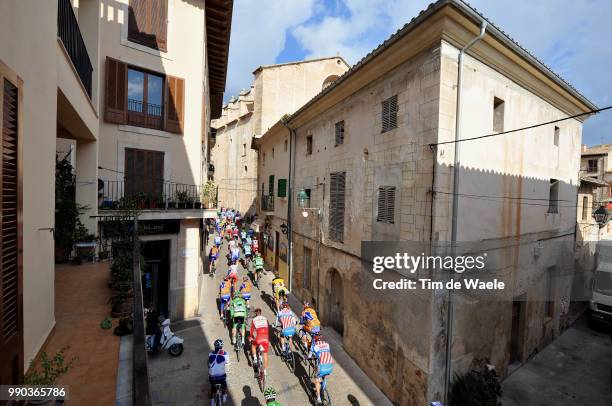 Tour Of Mallorca, Stage 3Illustration Illustratie, Peleton Peloton, Pollenca Village Town Ville Dorp Stad, Landscape Paysage Landschap /Pollenca -...