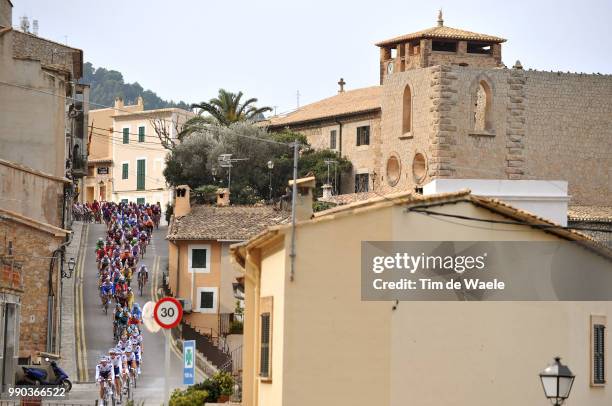 Tour Of Mallorca, Stage 5Illustration Illustratie, Peleton Peloton, Town Village Stad Dorp, Coll D'En Claret, Landscape Paysage Landschap /Magaluf -...