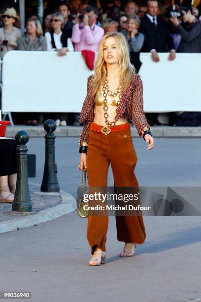 Georgia Jagger walks the runway at the Chanel Cruise Collection Presentation on May 11, 2010 in Saint-Tropez, France.