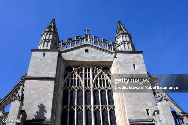 the abbey church of st peter and st paul, bath - bath abbey stock pictures, royalty-free photos & images