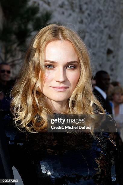 Diane Kruger attends the Chanel Cruise Collection Presentation on May 11, 2010 in Saint-Tropez, France.