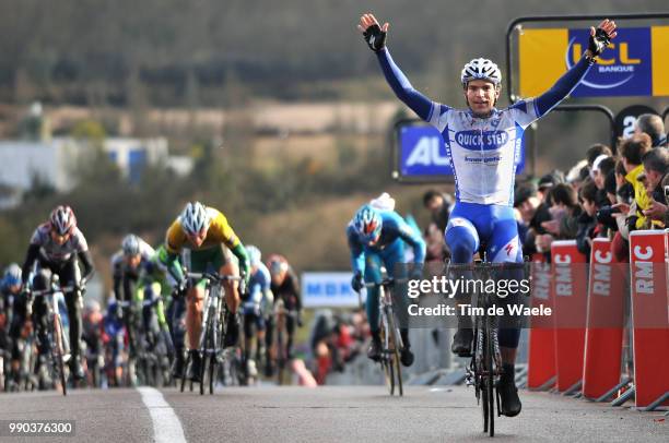 Paris - Nice 2008, Stage 1Arrival , Gert Steegmans Celebration Joie Vreugde, J?Rome Pineau , Thor Hushovd Yellow Jersey, Philippe Gilbert , Karsten...