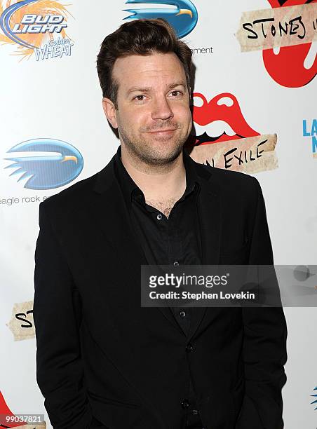 Actor Jason Sudeikis attends the re-release of The Rolling Stones' "Exile on Main St." album at The Museum of Modern Art on May 11, 2010 in New York...