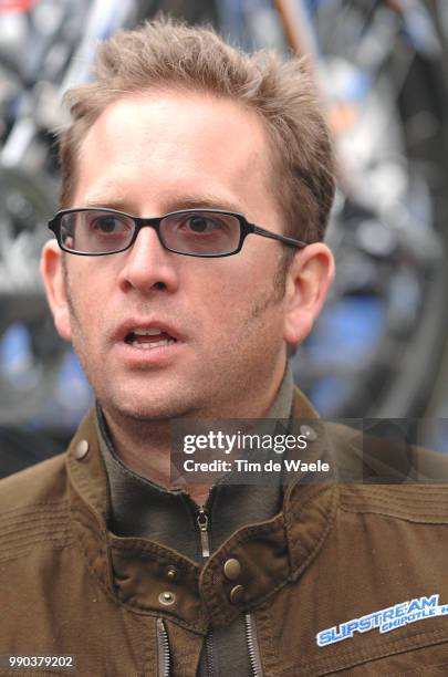 Paris - Nice, Stage 2Jonathan Vaughters Team Manager Team Slipstream Chipotle Nevers - Belleville , Etape Rit, Tim De Waele