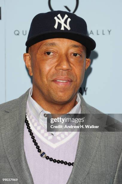 Russell Simmons attends the premiere of "Solitary Man" at Cinema 2 on May 11, 2010 in New York City.