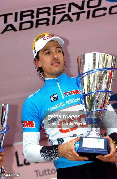 Tirreno - Adriatico, Stage 7Podium, Fabian Cancellara Blue Leader Jersey, Celebration Joie Vreugde /S.Benedetto Del Tronto - S.Benedetto Del Tronto...