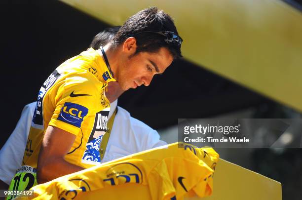 Tour De France 2007, Stage 18Contador Alberto Yellow Jersey /Cahors - Angouleme , Ronde Van Frankrijk, Etape Rit, Tdf, Tim De Waele