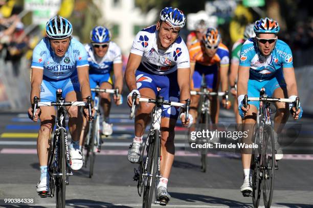 Milan - Sanremo Arrival, Davide Rebellin , Philippe Gilbert , Anthony Geslin , Milaan Milano San Remo , Tim De Waele