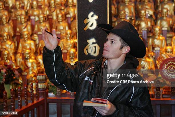 They Don't Even Understand Their Own Language" -- Jet performs a Road Block at the Longhua Temple in which one team member must correctly count the...