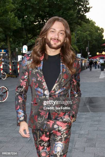 Influencer Riccardo Simonetti during the Bunte New Faces Night at Grace Hotel Zoo on July 2, 2018 in Berlin, Germany.