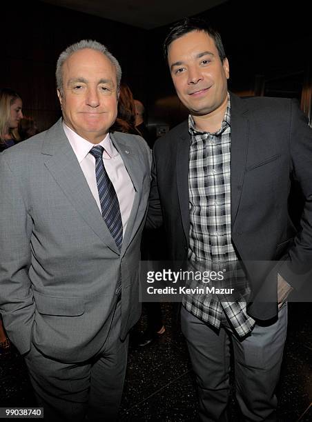 *Exclusive* Lorne Michaels and Jimmy Fallon attends the "Stones in Exile" screening at The Museum of Modern Art on May 11, 2010 in New York City. The...