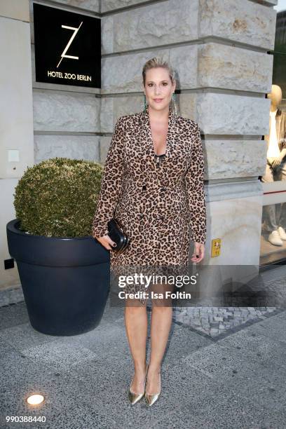 Director and author Anika Decker during the Bunte New Faces Night at Grace Hotel Zoo on July 2, 2018 in Berlin, Germany.