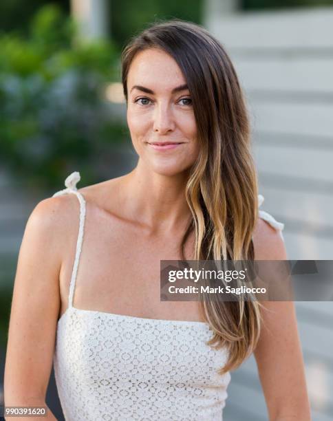 Mariah Lyons attends Hamptons Magazine and Carbon 38 Presention of "An Evening Of Crystal Healing" with Mariah Lyons at Carbon38 on July 2, 2018 in...
