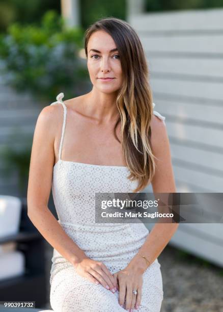 Mariah Lyons attends Hamptons Magazine and Carbon 38 Presention of "An Evening Of Crystal Healing" with Mariah Lyons at Carbon38 on July 2, 2018 in...