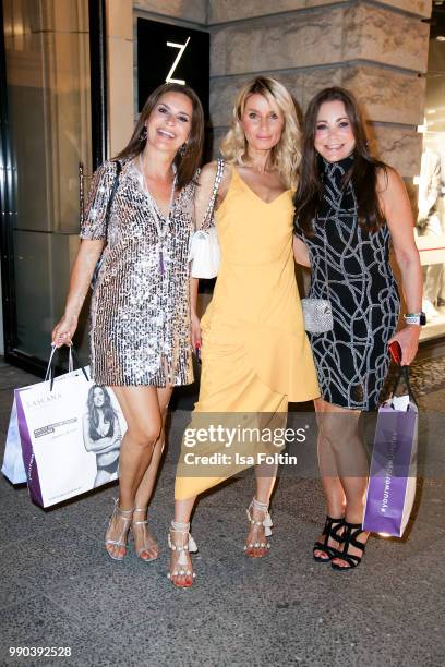 Gitta Saxx and guests during the Bunte New Faces Night at Grace Hotel Zoo on July 2, 2018 in Berlin, Germany.